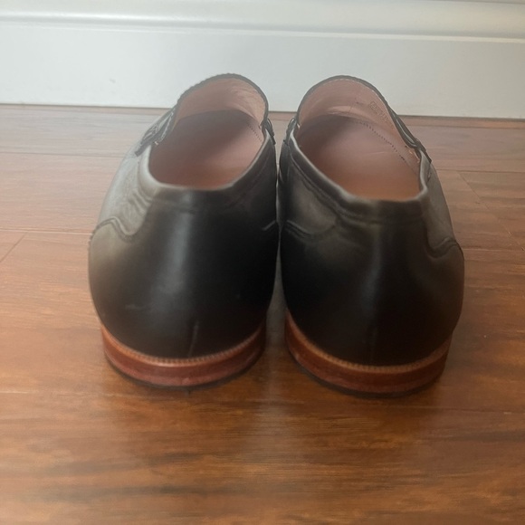 J Crew Ryan Penny Loafers Black Leather-Size 11 - Picture 3 of 13